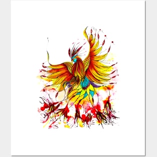 Phoenix Bird Posters and Art